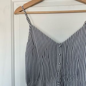 Abercrombie & Fitch Midi Summer Stripe Dress